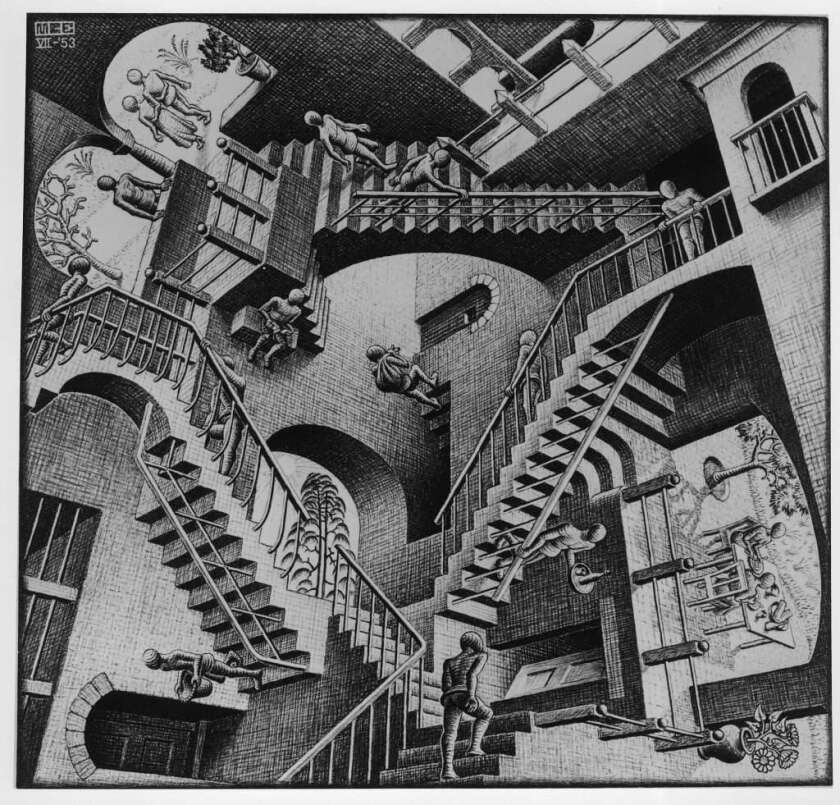 Relativity by MC Escher